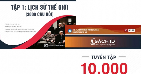 Tuyển Tập 10.000 Câu Hỏi Trắc Nghiệm Ôn Luyện Thi THPT Quốc Gia Môn Lịch Sử Tập 1 2 (Bộ 2 Cuốn)
