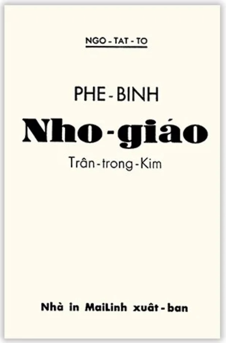 Phê Bình Nho Giáo Trần Trọng Kim