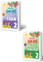 Combo Phiếu Ôn Hè Toán + Tiếng Việt Lớp 2 - Hành Trang Vững Kiến Thức Lên Lớp 3 (Bộ 2 Cuốn)