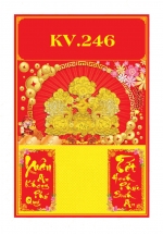 Bìa Lịch 2024 Dán Nổi (40 x 60 cm) - NSKV246 - NSKV249B (5 Mẫu) 