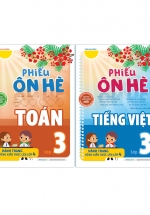 Combo Phiếu Ôn Hè Toán + Tiếng Việt Lớp 3 - Hành Trang Vững Kiến Thức Lên Lớp 4 (Bộ 2 Cuốn)