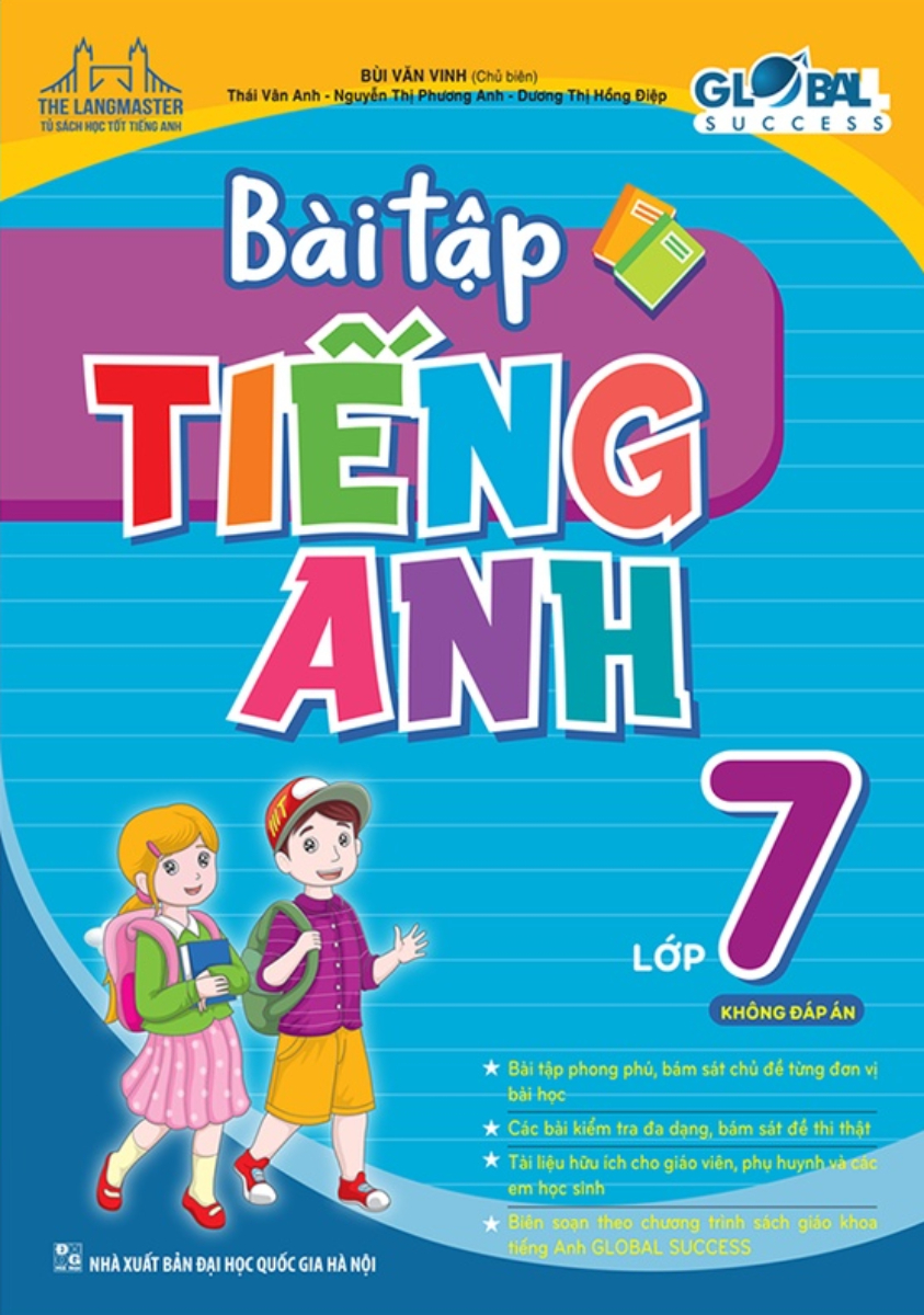 The Langmaster - Bài Tập Tiếng Anh Lớp 7 (Không Đáp Án) - Global Success