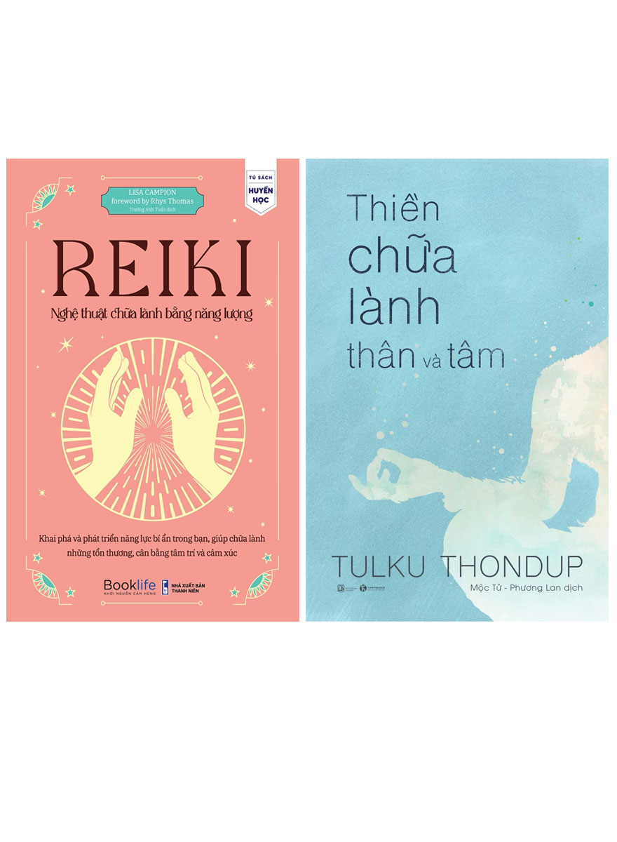 Combo Reiki - Nghệ Thuật Chữa Lành Bằng Năng Lượng + Thiền Chữa Lành Thân Và Tâm (Bộ 2 Cuốn)