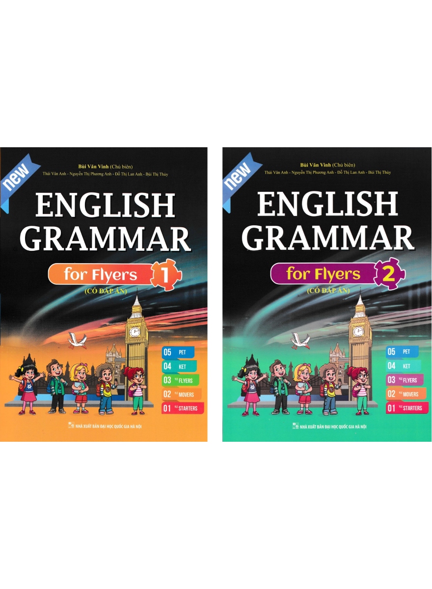 Combo English Grammar For Flyers 1 + 2 (Có Đáp Án) (Bộ 2 Cuốn)