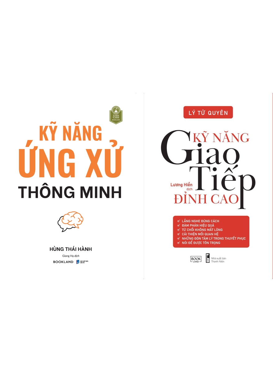 Combo Kỹ Năng Giao Tiếp Đỉnh Cao + Kỹ Năng Ứng Xử Thông Minh (Bộ 2 Cuốn)