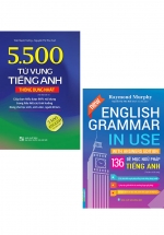Combo 5500 Từ Vựng Tiếng Anh Thông Dụng Nhất (Bản Màu) + English Grammar In Use - 136 Đề Mục Ngữ Pháp Tiếng Anh (Bộ 2 Cuốn)