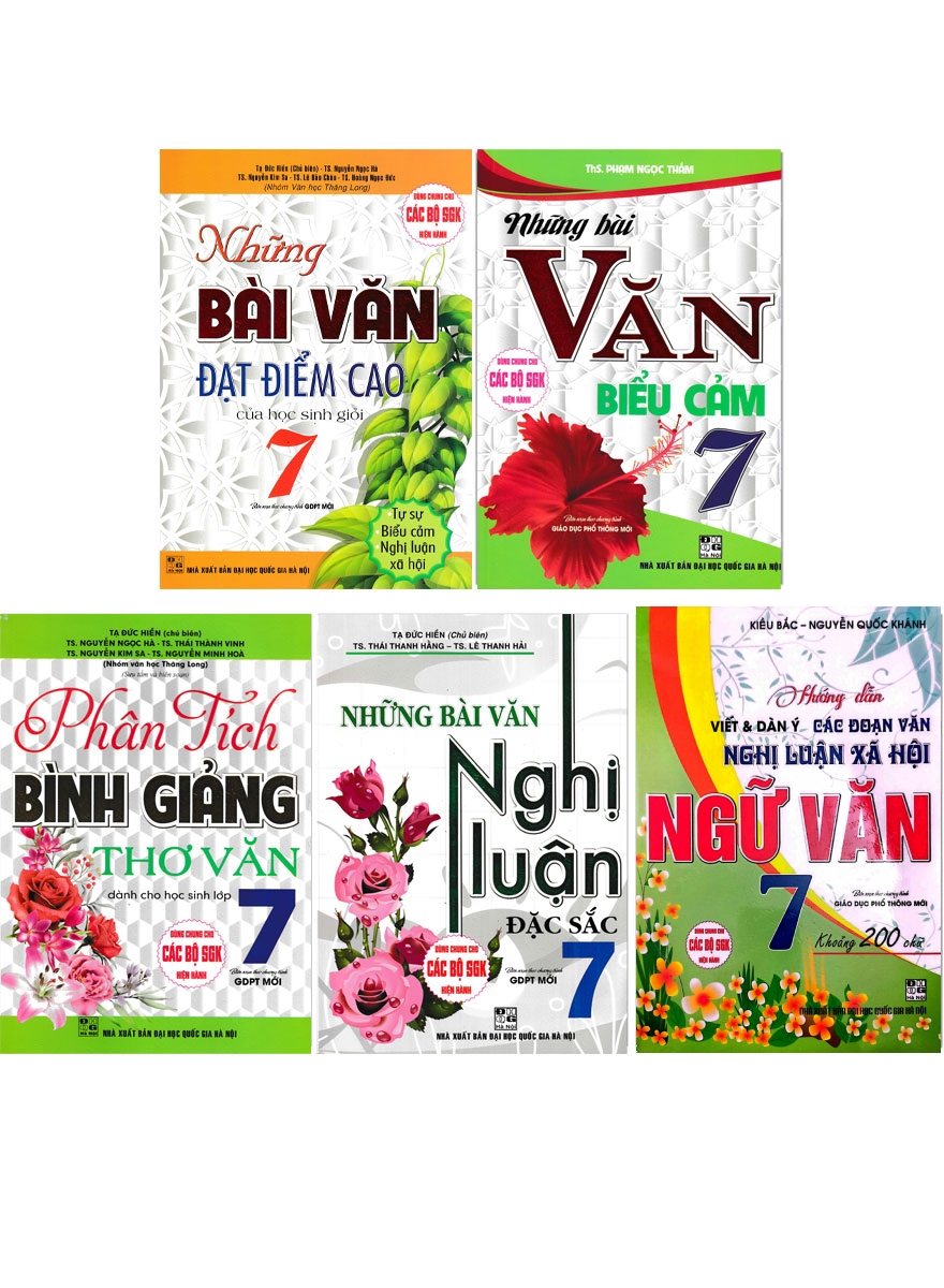 Combo Sách Tham Khảo Ngữ Văn Lớp 7 (Biên Soạn Theo Chương Trình Mới) (Bộ 5 Cuốn)
