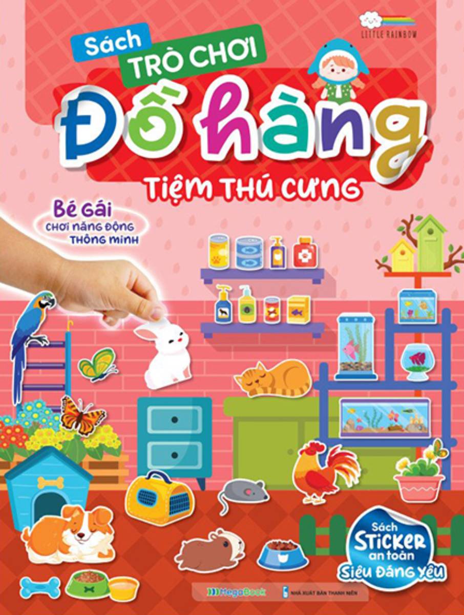 Sách Trò Chơi Đồ Hàng - Tiệm Thú Cưng