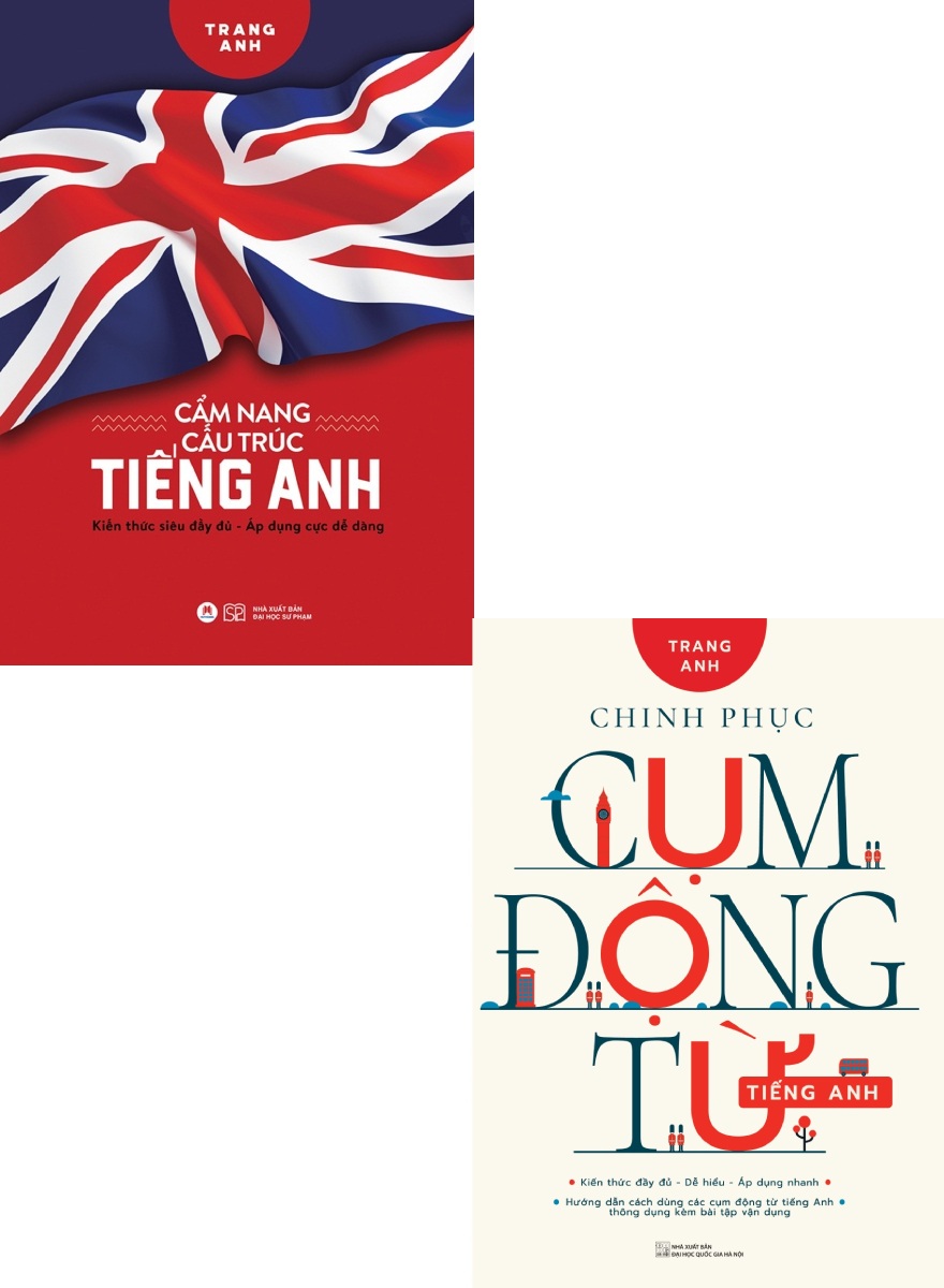 Combo Cẩm Nang Cấu Trúc Tiếng Anh + Chinh Phục Cụm Động Từ Tiếng Anh (Bộ 2 Cuốn)