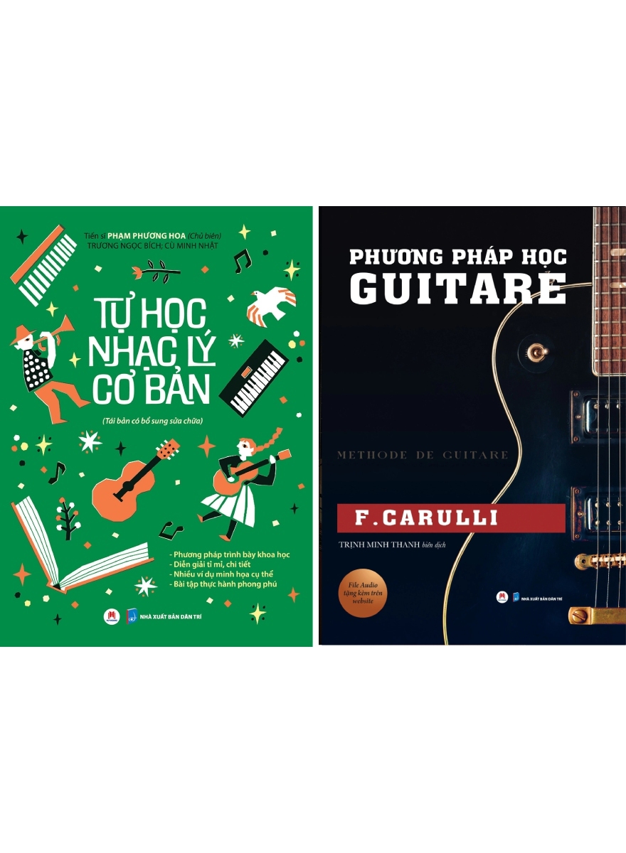 Combo Tự Học Nhạc Lý Cơ Bản + Phương Pháp Học Guitare (Bộ 2 Cuốn)