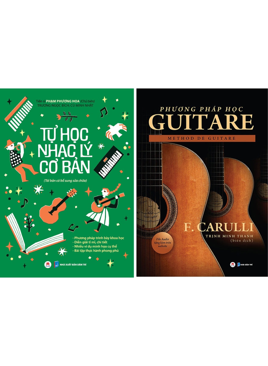 Combo Tự Học Nhạc Lý Cơ Bản + Phương Pháp Học Guitare (Bộ 2 Cuốn)