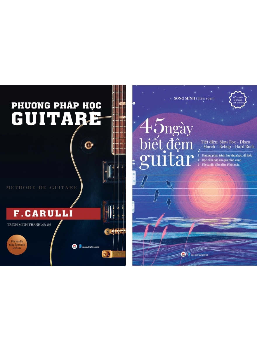 Combo Phương Pháp Học Guitare + 45 Ngày Biết Đệm Guitar (Bộ 2 Cuốn)
