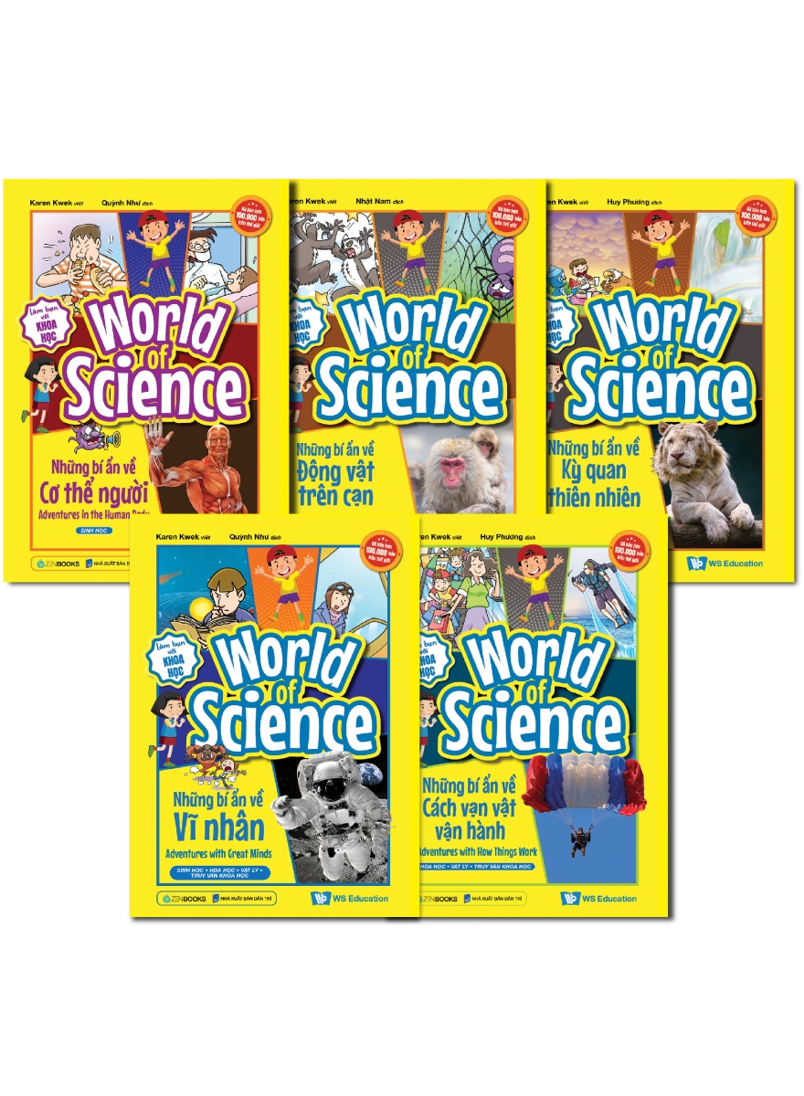 Bộ Sách Làm Bạn Với Khoa Học - World Of Science - Set 2 (Bộ 5 Cuốn)