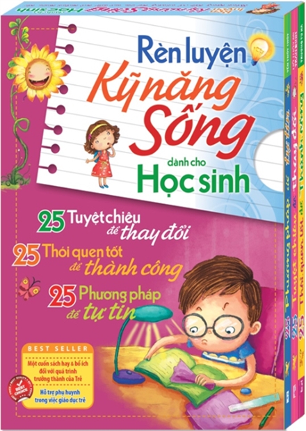 Combo 3 Cuốn: Rèn Luyện Kỹ Năng Sống Dành Cho Học Sinh (Thay Đổi - Tự Tin - Thành Công)