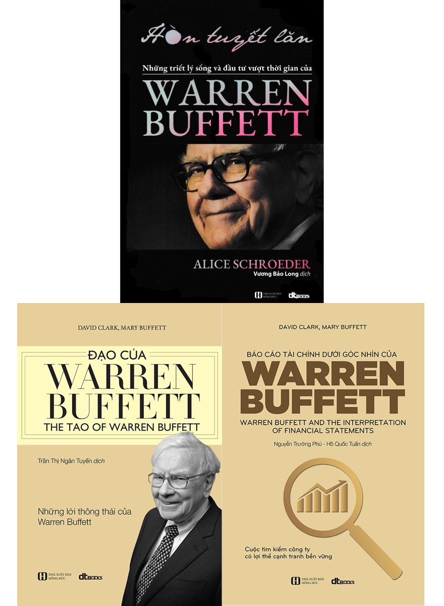 Combo Hòn Tuyết Lăn + Đạo Của Warren Buffett + Báo Cáo Tài Chính Dưới Góc Nhìn Của Warren Buffett (Bộ 3 Cuốn)