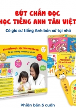 Bút Chấm Đọc - Học Tiếng Anh Tân Việt - Đánh Thức Năng Lực Phi Thường Từ Trẻ Thơ - Phiên Bản 5 Sách (Dành Cho Trẻ Từ 0 Đến 6 Tuổi)