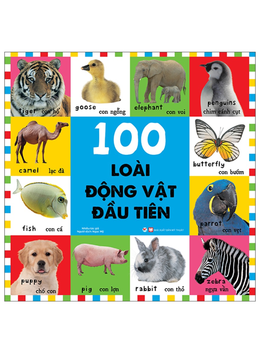 Bộ Sách Từ Vựng Đầu Đời Cho Bé - 100 Loài Động Vật Đầu Tiên