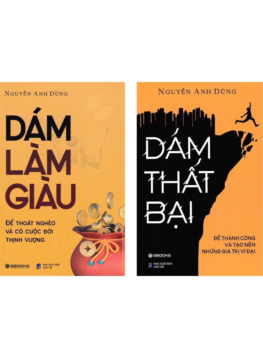 Combo Dám Làm Giàu + Dám Thất Bại (Sbooks) (Bộ 2 Cuốn)