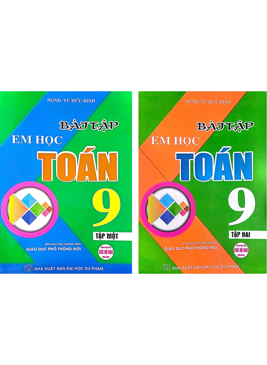 Combo Bài Tập Em Học Toán 9 Tập 1 + 2 (Dùng Chung Cho Các Bộ SGK Hiện Hành) (Bộ 2 Cuốn)