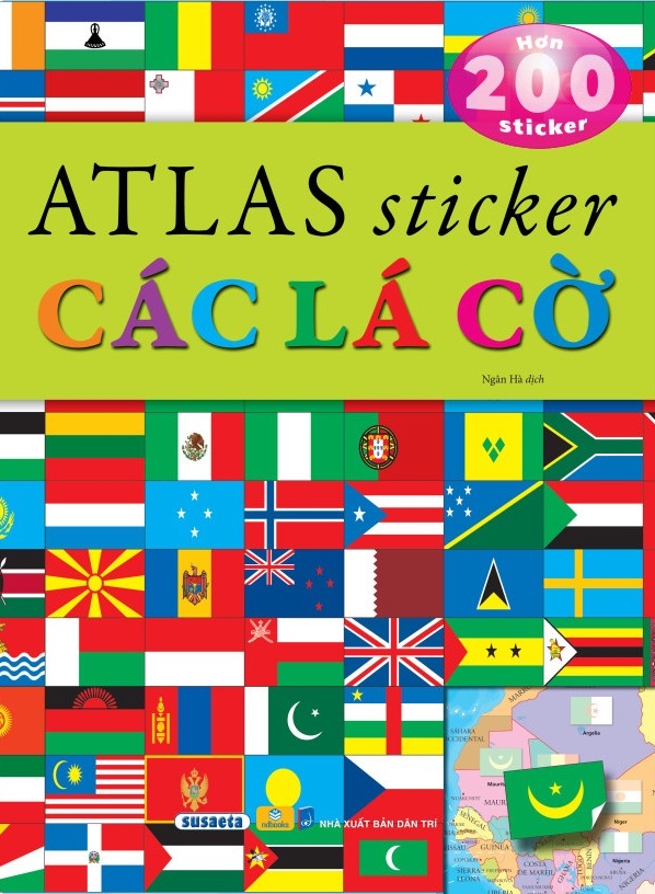 ND - Atlas Sticker Các Lá Cờ (Hơn 200 Sticker)