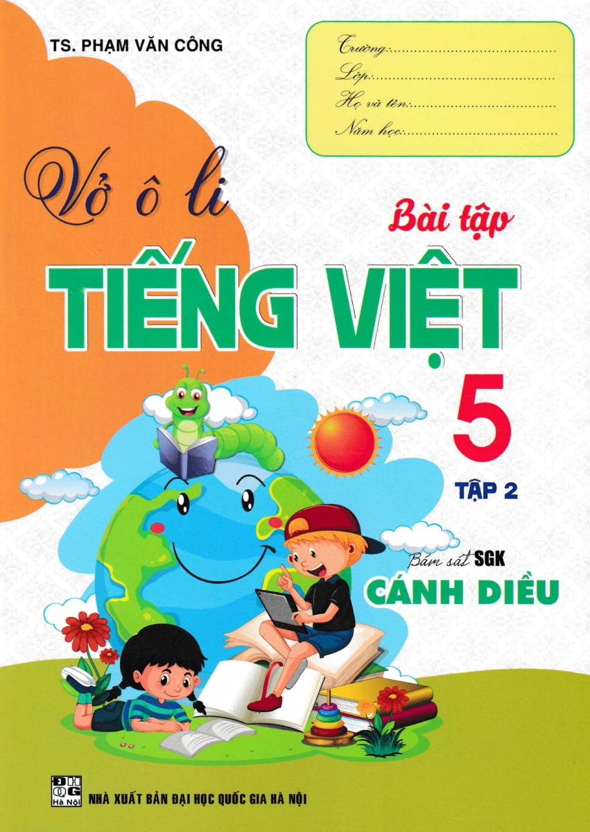 Vở Ô Li Bài Tập Tiếng Việt 5 - Tập 2 (Bám Sát Sgk Cánh Diều)
