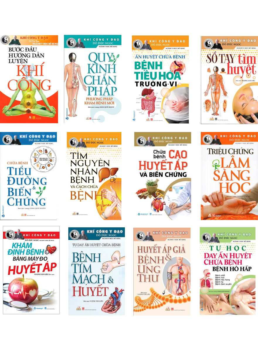 Combo Sách Khí Công Y Đạo - Ngành Y Học Bổ Sung (12 Cuốn)