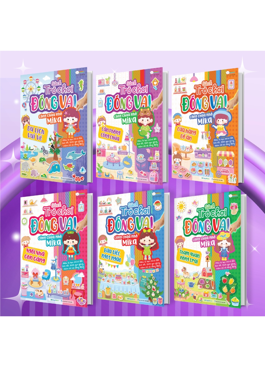 Combo Sách Trò Chơi Đóng Vai Công Chúa Nhỏ Mika (Bộ 6 Cuốn)