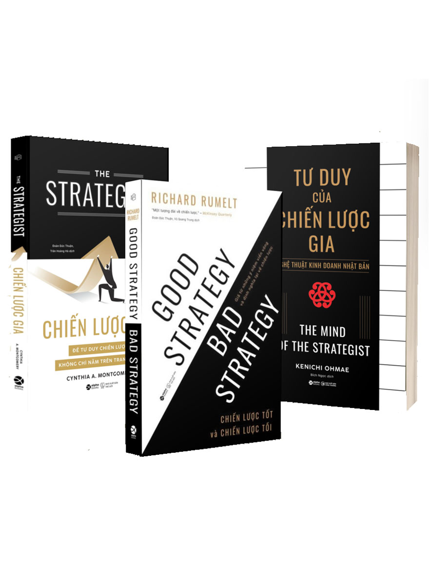Combo Sách Chiến Lược Gia: The Strategist + Chiến Lược Tốt Và Chiến Lược Tồi + Tư Duy Của Chiến Lược Gia (Bộ 3 Cuốn)