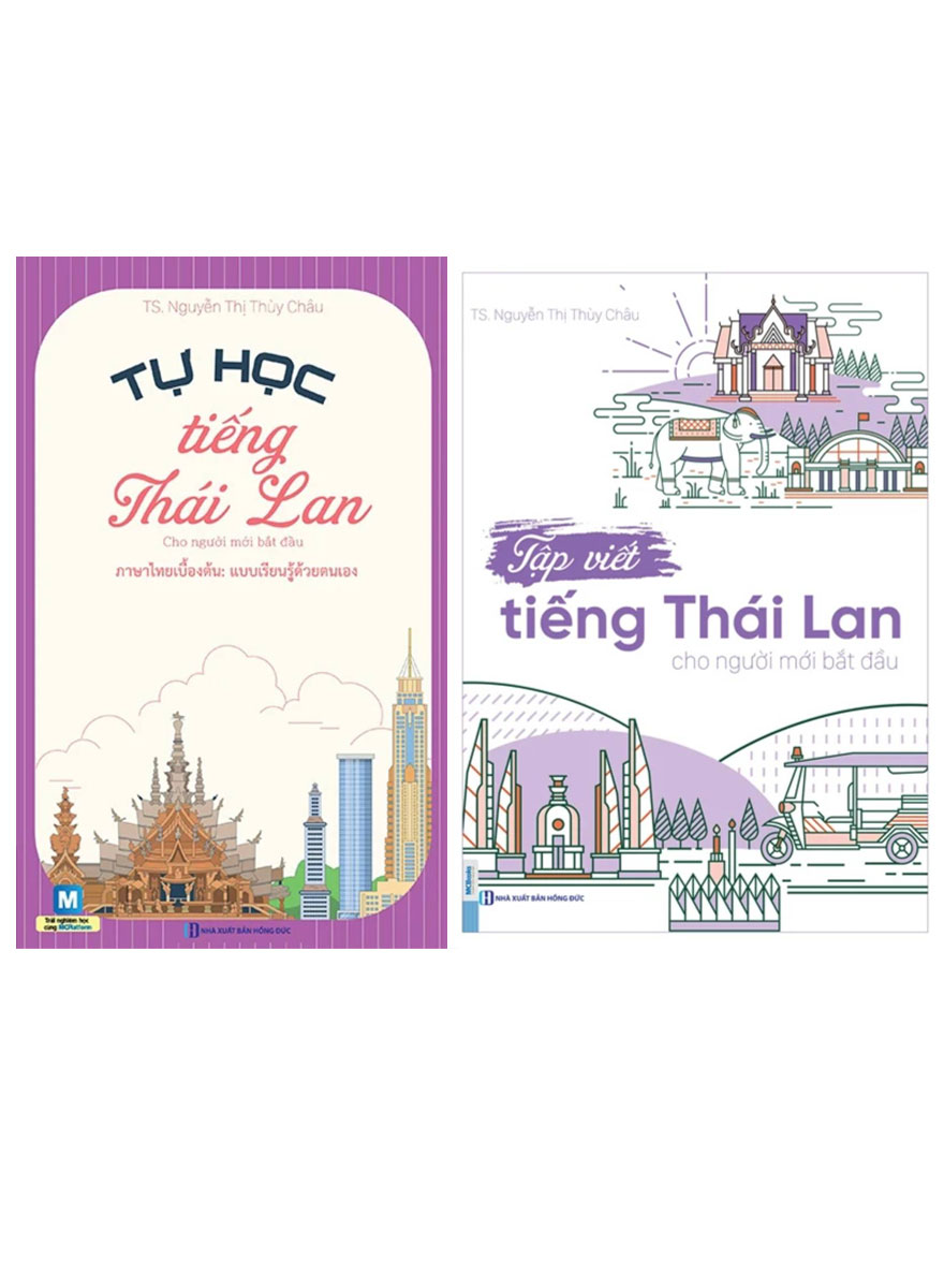 Combo Tự Học Tiếng Thái Lan + Tập Viết Tiếng Thái Lan (Cho Người Mới Bắt Đầu - Bộ 2 Cuốn)