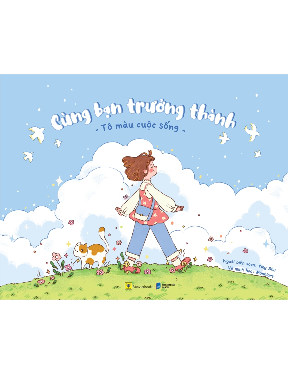 Sách Tô Màu Chữa Lành - Cùng Bạn Trưởng Thành - Tô Màu Cuộc Sống