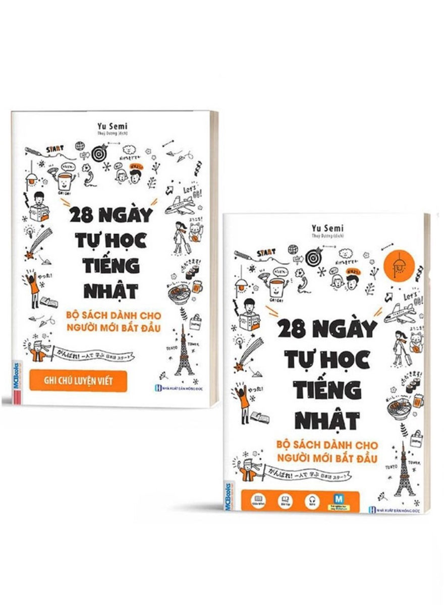 Combo 28 Ngày Tự Học Tiếng Nhật - Bộ Sách Dành Cho Người Mới Bắt Đầu (Bộ 2 Cuốn)