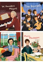 ND - Combo Sách Danh Nhân - Về Nghệ Thuật: W. Amadeus Mojart + The Beatles + Coco Chanel + Maria Montessori (Bộ 4 Cuốn) 