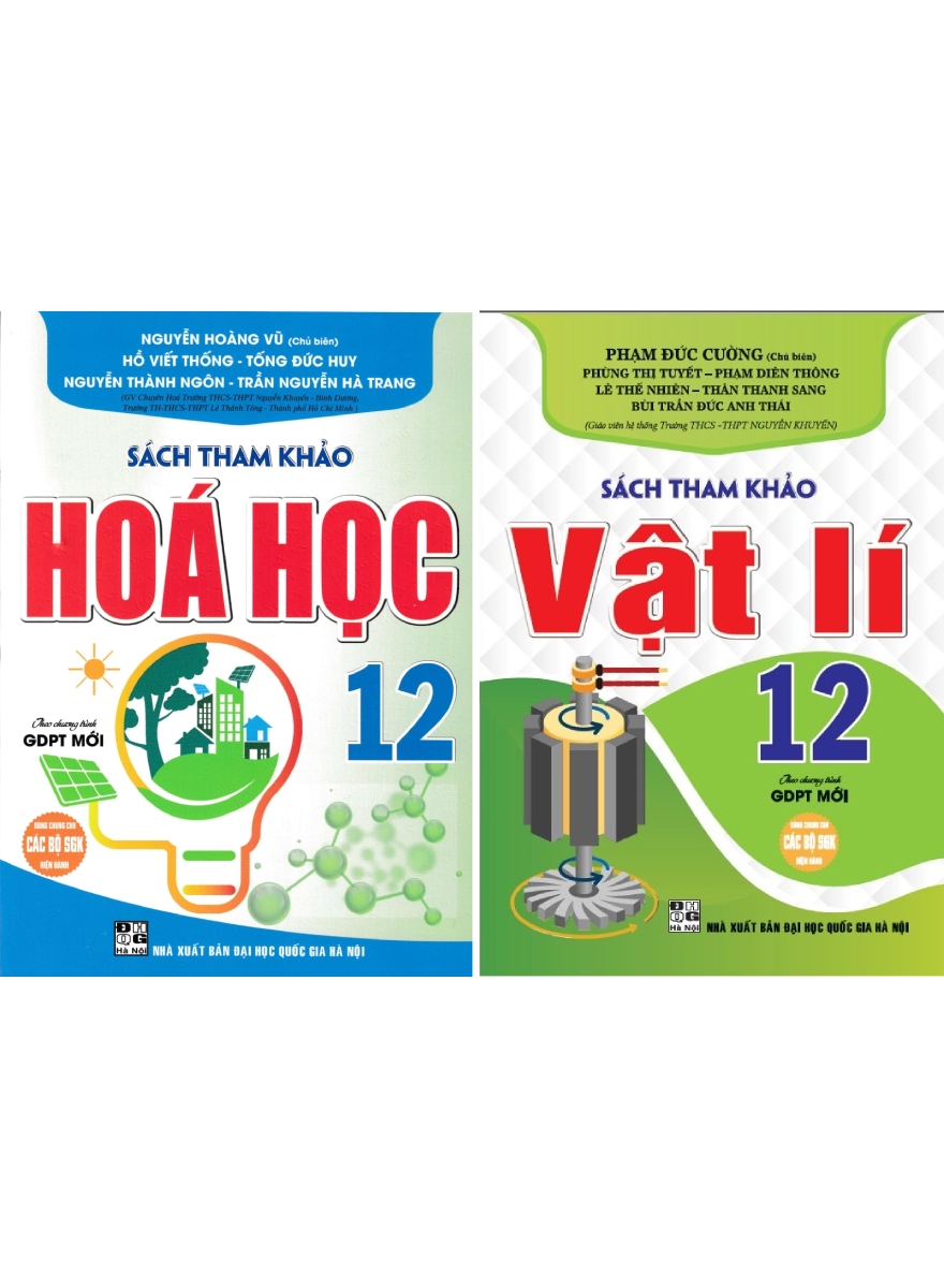 Combo Sách Tham Khảo Hóa Học + Vật Lí 12 (Dùng Chung Cho Các Bộ SGK Hiện Hành) (Bộ 2 Cuốn)