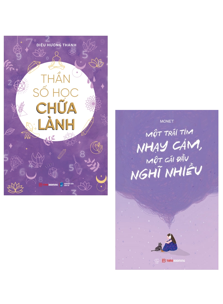 Combo Thần Số Học Chữa Lành + Một Trái Tim Nhạy Cảm, Một Cái Đầu Nghĩ Nhiều (Bộ 2 Cuốn)