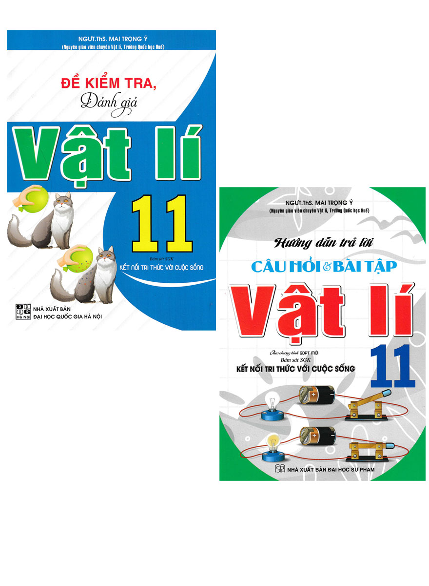 Combo Hướng Dẫn Trả Lời Câu Hỏi Và Bài Tập Vật Lí 11 + Đề Kiểm Tra, Đánh Giá Vật Lí 11 (Bám Sát Sgk Kết Nối) (Bộ 2 Cuốn) 