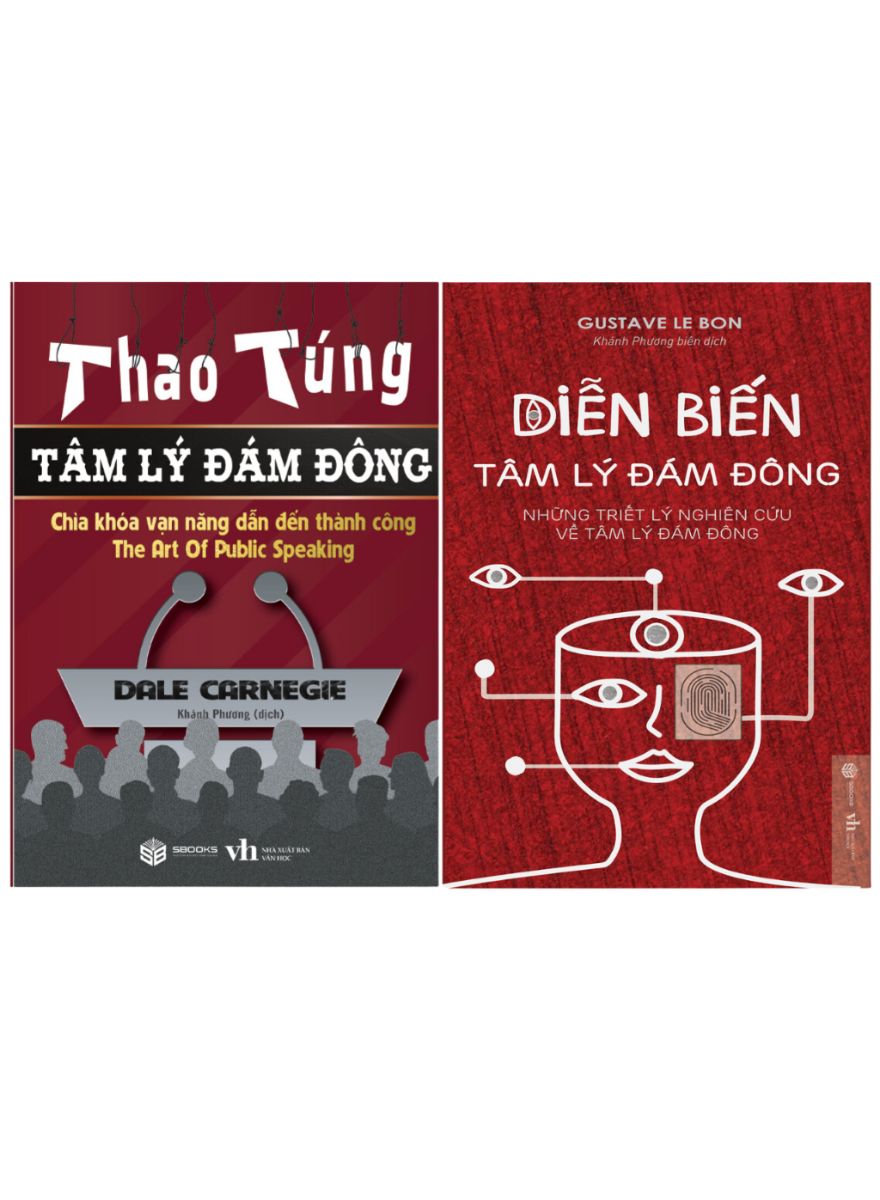 Combo Thao Túng Tâm Lý Đám Đông + Diễn Biến Tâm Lý Đám Đông (Bộ 2 Cuốn)