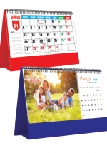 Lịch Để Bàn Ngang 2025 (25 x 12 cm) - Hạnh Phúc An Yên - NSKV273A (Chọn Đế Đỏ, Xanh Theo Yêu Cầu)