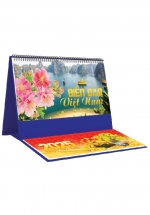 Lịch Để Bàn Ngang 2025 Có Note (25 x 12 cm) - Biển Đảo Việt Nam - NSKV272B
