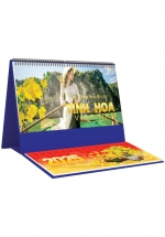 Lịch Để Bàn Ngang 2025 Có Note (25 x 12 cm) - Tinh Hoa Việt Nam - NSKV269B 
