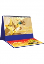 Lịch Để Bàn Ngang 2025 Có Note (25 x 12 cm) - Vươn Tới Thành Công - NSKV268B 