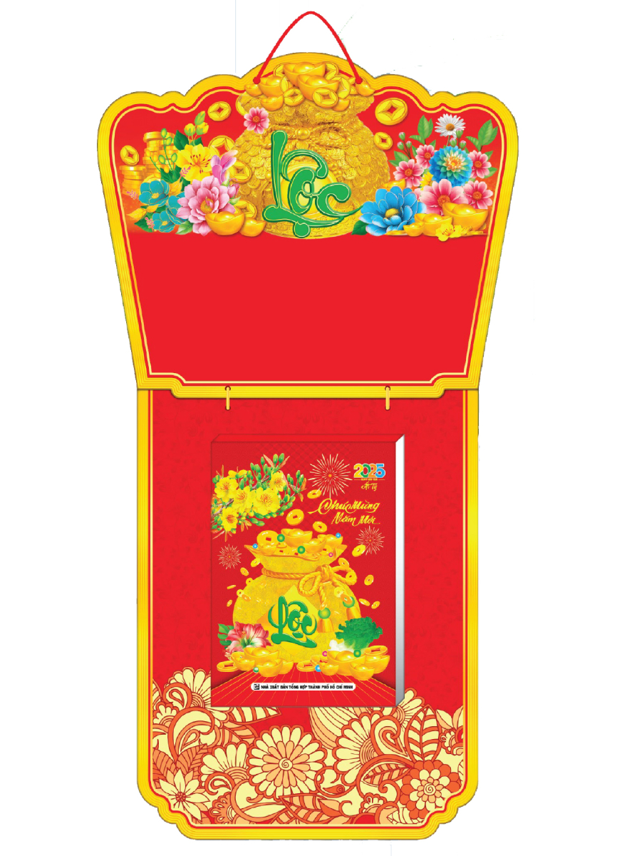 Lịch Bloc Đại Đặc Biệt Trọn Bộ 2025 (17 X 24 Cm) - Hoa Và Phong Thủy - Nskv08