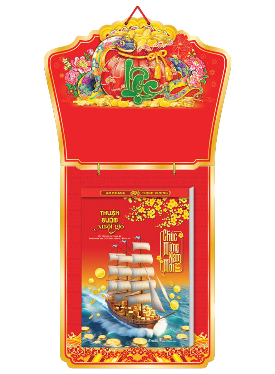 Lịch Bloc Siêu Đại 2025 (20 X 30 Cm) - Thuận Buồm Xuôi Gió - Nsah07