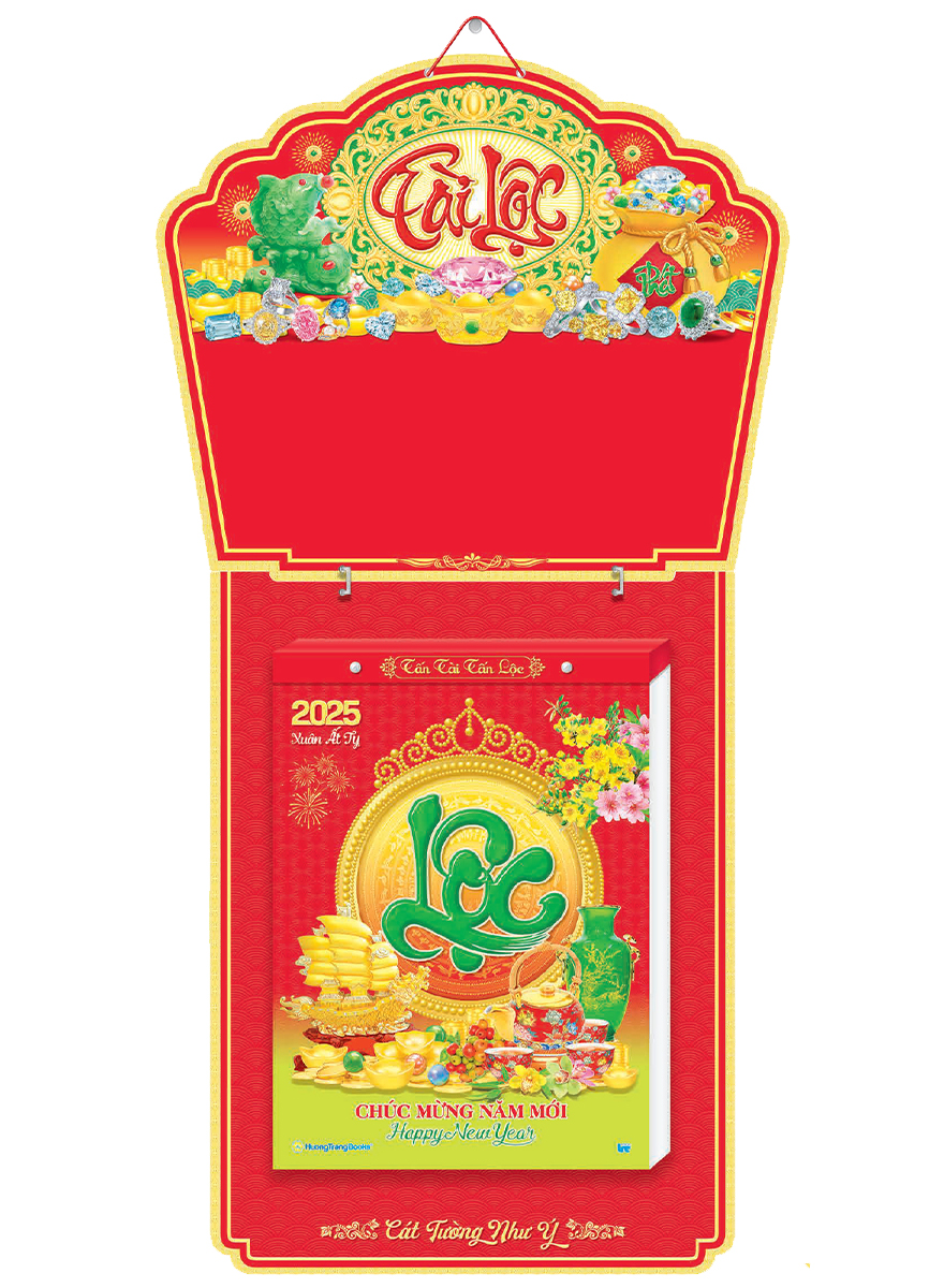 Lịch Bloc Đại Đặc Biệt Trọn Bộ 2025 (17 X 24 Cm) - Trà Đạo - Nsht12