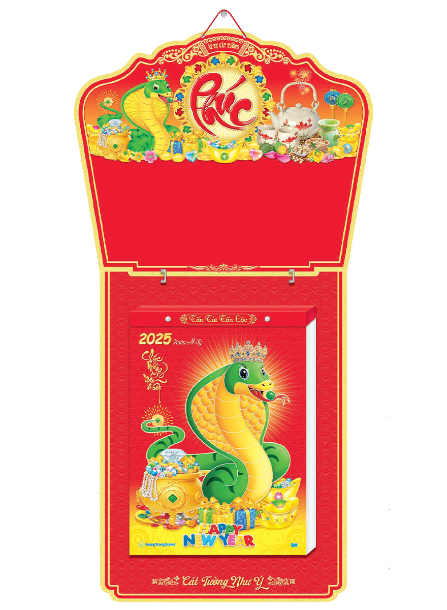 Lịch Bloc Đại Đặc Biệt Trọn Bộ 2025 (17 X 24 Cm) - Trà Đạo - Nsht11