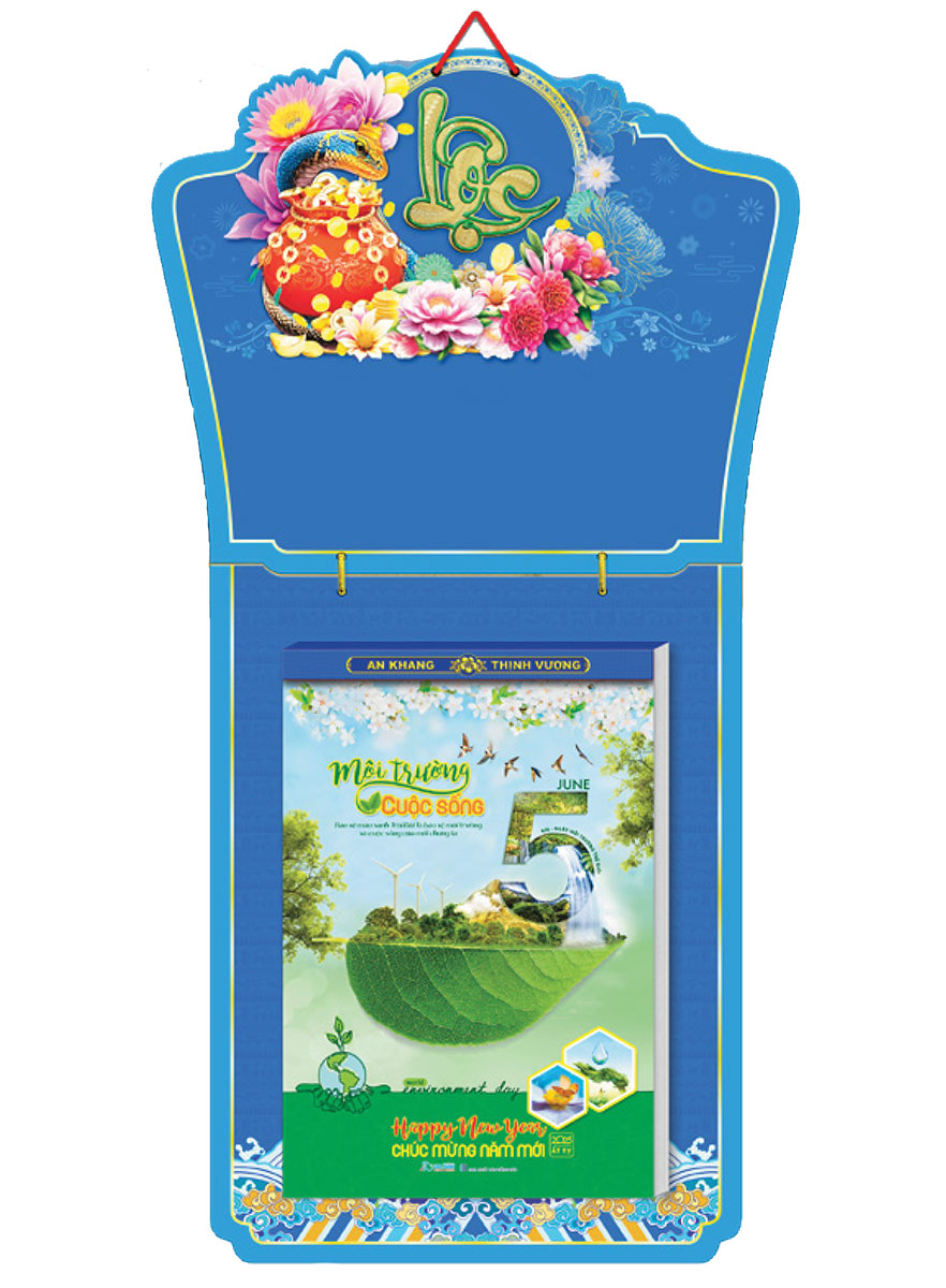 Lịch Bloc Siêu Đại 2025 (25 X 35 Cm) - Môi Trường Cuộc Sống - Nsah05