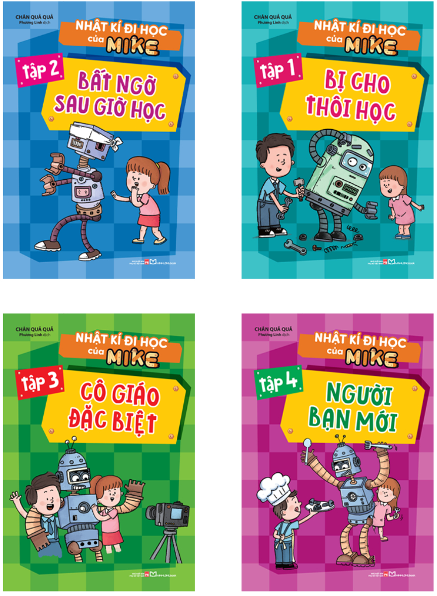 Combo Nhật Kí Đi Học Của Mike (Bộ 4 Tập)