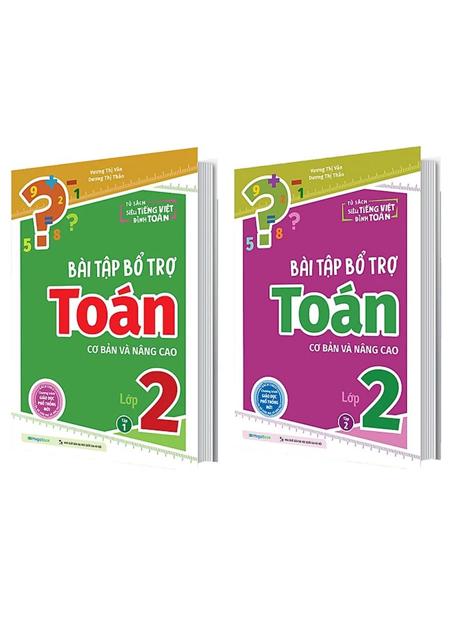 Combo Bài Tập Bổ Trợ Toán Cơ Bản Và Nâng Cao Lớp 2 (Bộ 2 Cuốn) 