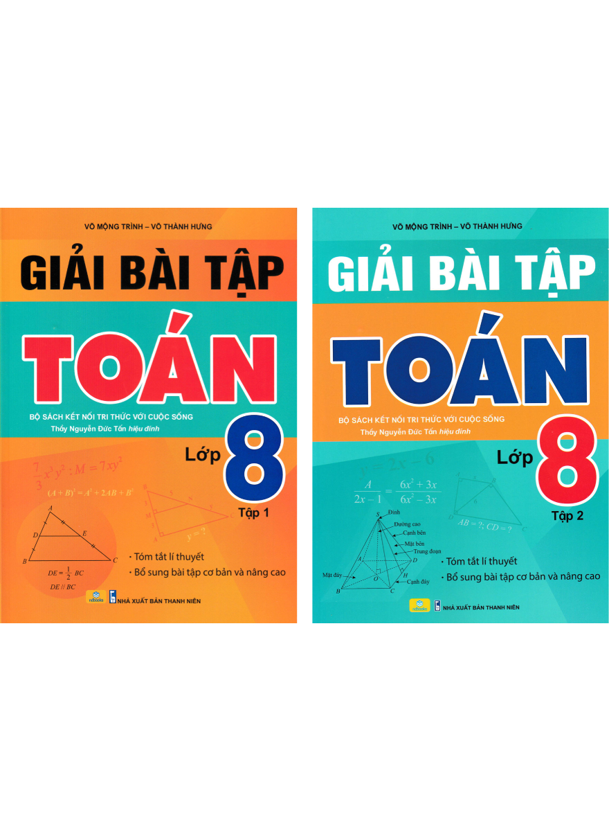 Combo Nd - Giải Bài Tập Toán 8 (Bộ Sách Kết Nối Tri Thức Với Cuộc Sống) (Bộ 2 Cuốn)