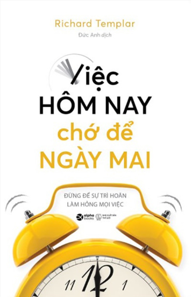 Tranh Để Bàn Việc Hôm Nay Chớ Để Ngày Mai