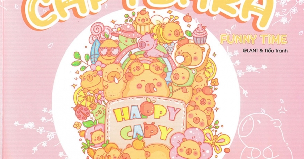 Sách Tô Màu Chữa Lành - Capypara - Funny Time - Thời Gian Vui Vẻ | Newshop.vn: Sách, Truyện, Tiểu Thuyết